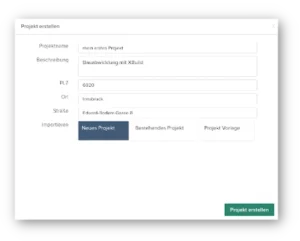Baustelle Projektmanagement mit Bausoftware XBuild