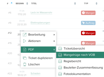 Bauberichte per Software XBuild Bauberichte per Software XBuild